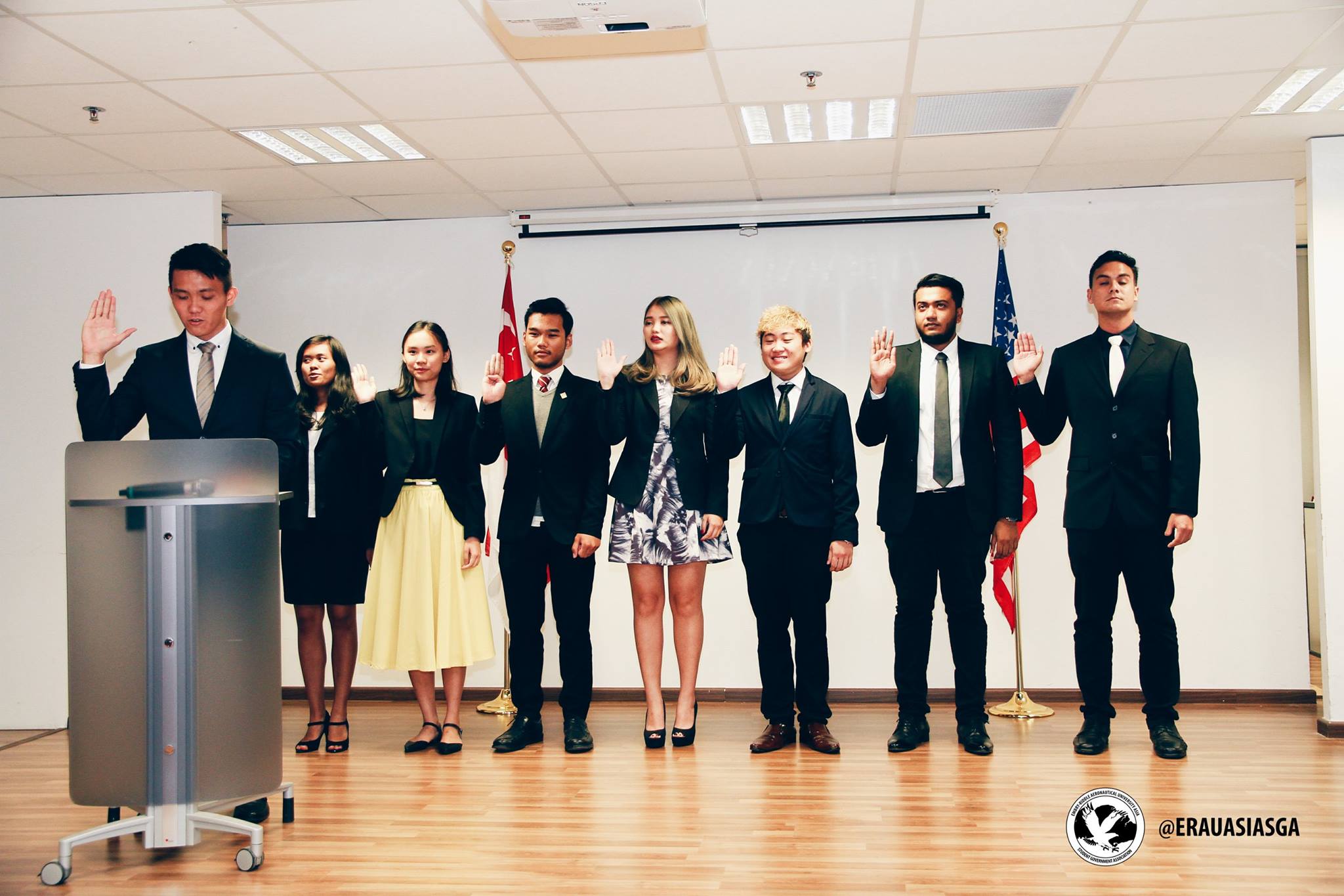 ERAU Asia SGA Swearing In 2016